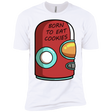 T-Shirts White / YXS Final Space Gary Born To Eat Cookies Boys Premium T-Shirt