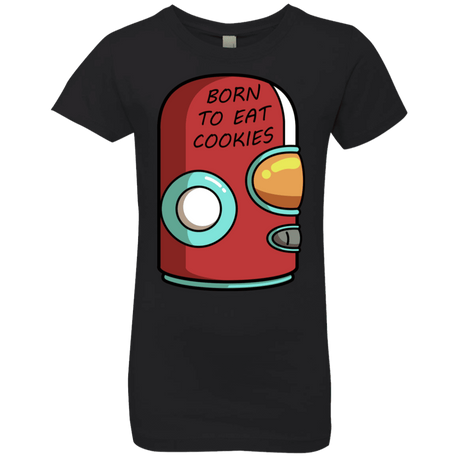 T-Shirts Black / YXS Final Space Gary Born To Eat Cookies Girls Premium T-Shirt