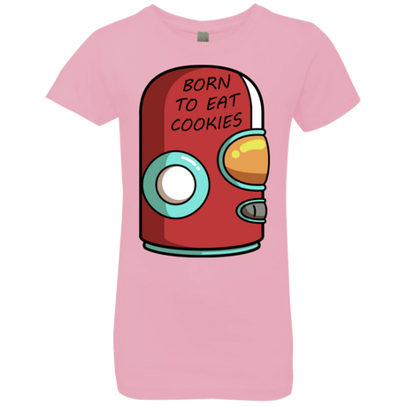 T-Shirts Light Pink / YXS Final Space Gary Born To Eat Cookies Girls Premium T-Shirt