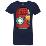 T-Shirts Midnight Navy / YXS Final Space Gary Born To Eat Cookies Girls Premium T-Shirt