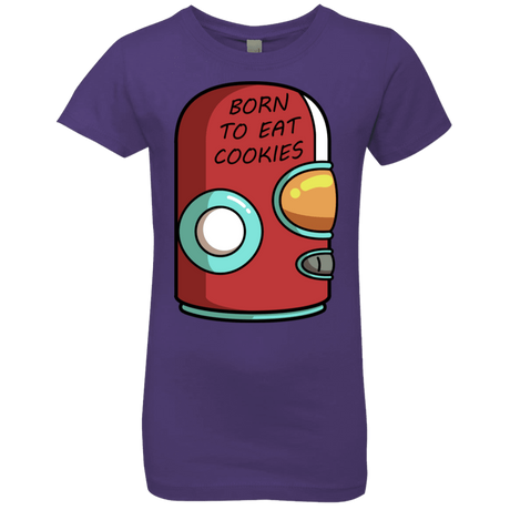 T-Shirts Purple Rush / YXS Final Space Gary Born To Eat Cookies Girls Premium T-Shirt