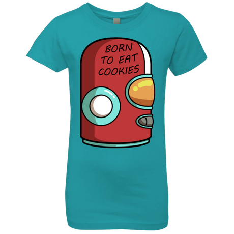 T-Shirts Tahiti Blue / YXS Final Space Gary Born To Eat Cookies Girls Premium T-Shirt