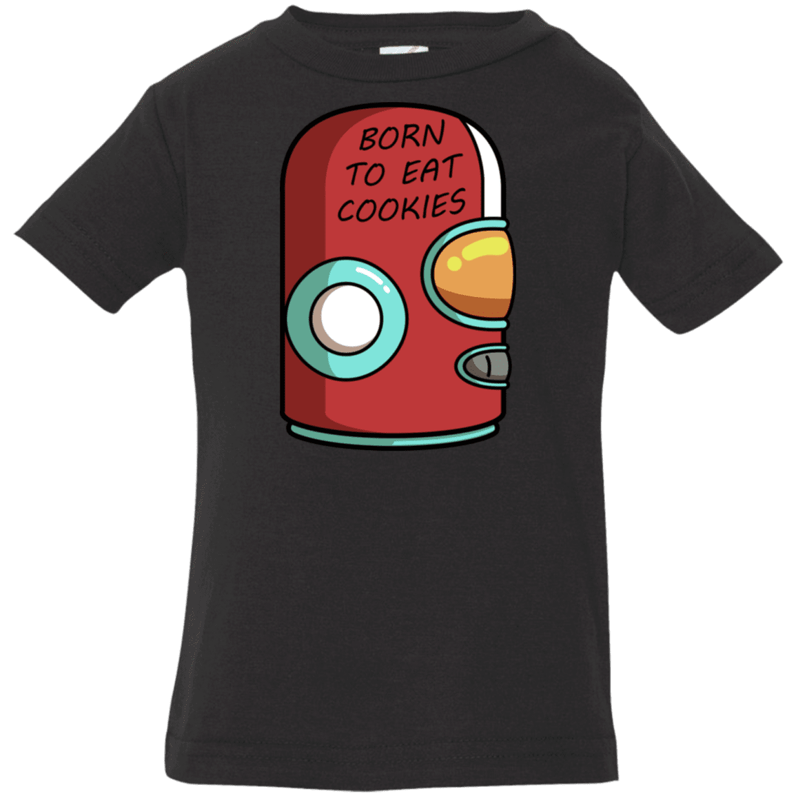 T-Shirts Black / 6 Months Final Space Gary Born To Eat Cookies Infant Premium T-Shirt