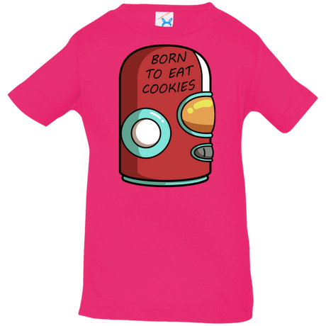 T-Shirts Hot Pink / 6 Months Final Space Gary Born To Eat Cookies Infant Premium T-Shirt