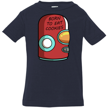 T-Shirts Navy / 6 Months Final Space Gary Born To Eat Cookies Infant Premium T-Shirt