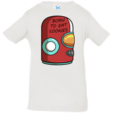 T-Shirts White / 6 Months Final Space Gary Born To Eat Cookies Infant Premium T-Shirt