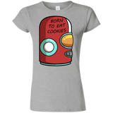 T-Shirts Sport Grey / S Final Space Gary Born To Eat Cookies Junior Slimmer-Fit T-Shirt