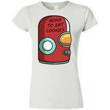 T-Shirts White / S Final Space Gary Born To Eat Cookies Junior Slimmer-Fit T-Shirt