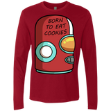 T-Shirts Cardinal / S Final Space Gary Born To Eat Cookies Men's Premium Long Sleeve
