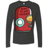 T-Shirts Heavy Metal / S Final Space Gary Born To Eat Cookies Men's Premium Long Sleeve