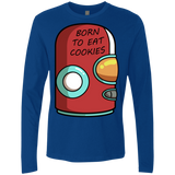 T-Shirts Royal / S Final Space Gary Born To Eat Cookies Men's Premium Long Sleeve