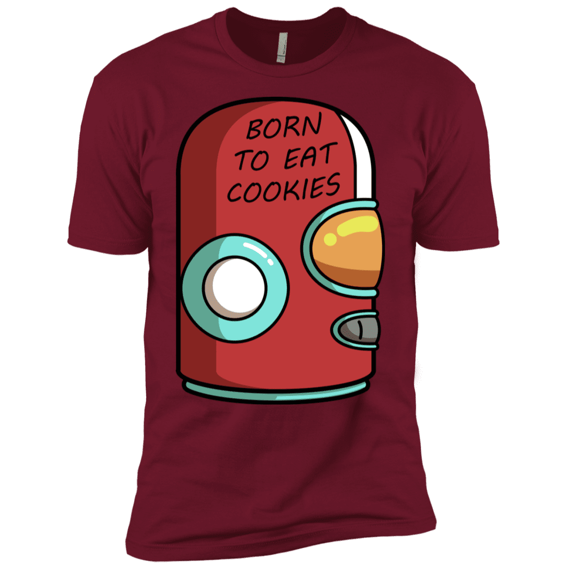 T-Shirts Cardinal / X-Small Final Space Gary Born To Eat Cookies Men's Premium T-Shirt