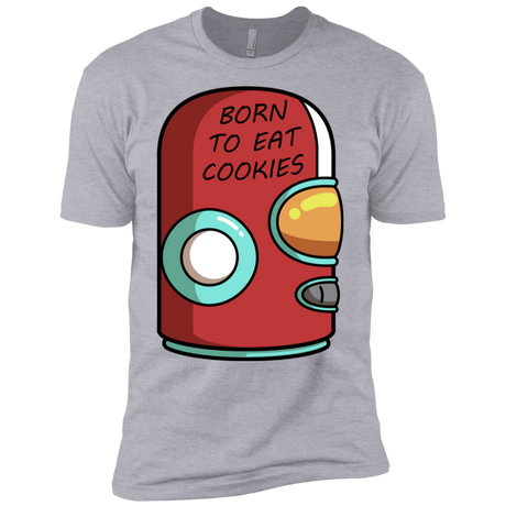 T-Shirts Heather Grey / X-Small Final Space Gary Born To Eat Cookies Men's Premium T-Shirt