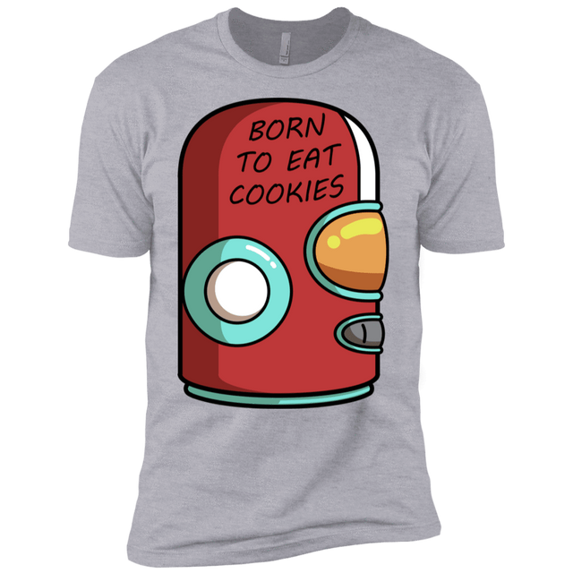 T-Shirts Heather Grey / X-Small Final Space Gary Born To Eat Cookies Men's Premium T-Shirt