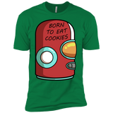 T-Shirts Kelly Green / X-Small Final Space Gary Born To Eat Cookies Men's Premium T-Shirt