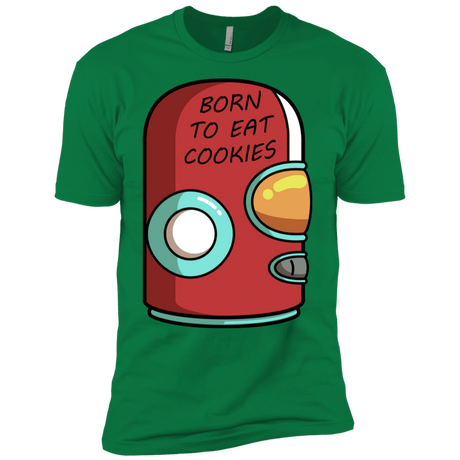 T-Shirts Kelly Green / X-Small Final Space Gary Born To Eat Cookies Men's Premium T-Shirt
