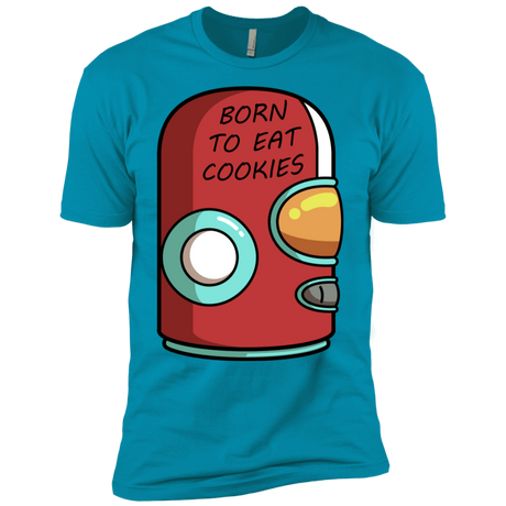 T-Shirts Turquoise / X-Small Final Space Gary Born To Eat Cookies Men's Premium T-Shirt