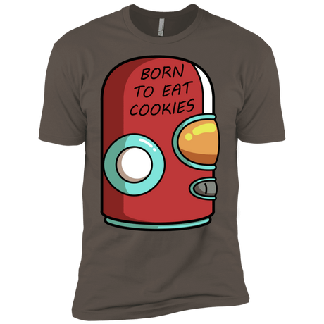 T-Shirts Warm Grey / X-Small Final Space Gary Born To Eat Cookies Men's Premium T-Shirt