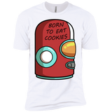 T-Shirts White / X-Small Final Space Gary Born To Eat Cookies Men's Premium T-Shirt