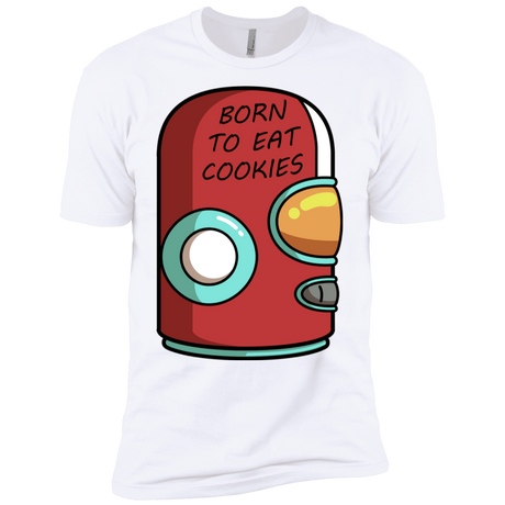 T-Shirts White / X-Small Final Space Gary Born To Eat Cookies Men's Premium T-Shirt
