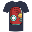 T-Shirts Midnight Navy / X-Small Final Space Gary Born To Eat Cookies Men's Premium V-Neck