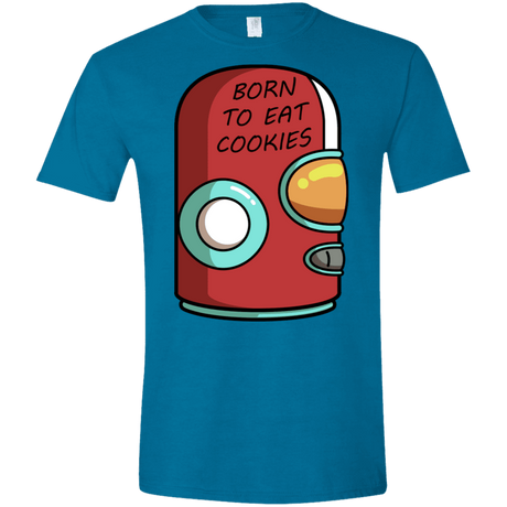 T-Shirts Antique Sapphire / S Final Space Gary Born To Eat Cookies Men's Semi-Fitted Softstyle