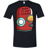 T-Shirts Black / X-Small Final Space Gary Born To Eat Cookies Men's Semi-Fitted Softstyle