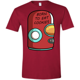 T-Shirts Cardinal Red / S Final Space Gary Born To Eat Cookies Men's Semi-Fitted Softstyle