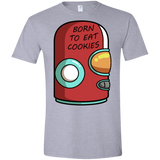 T-Shirts Sport Grey / X-Small Final Space Gary Born To Eat Cookies Men's Semi-Fitted Softstyle