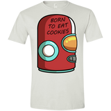 T-Shirts White / X-Small Final Space Gary Born To Eat Cookies Men's Semi-Fitted Softstyle