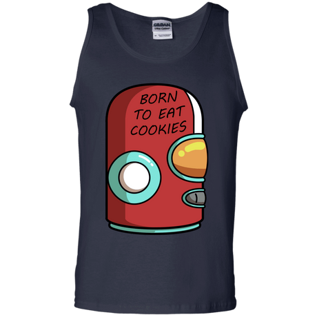 T-Shirts Navy / S Final Space Gary Born To Eat Cookies Men's Tank Top