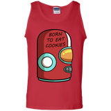 T-Shirts Red / S Final Space Gary Born To Eat Cookies Men's Tank Top