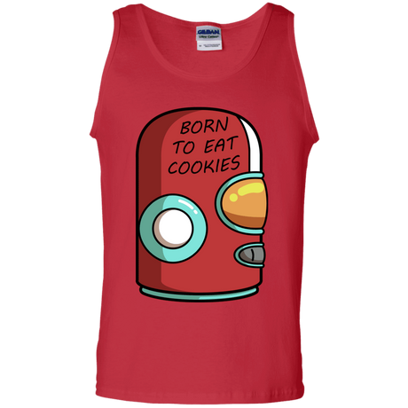 T-Shirts Red / S Final Space Gary Born To Eat Cookies Men's Tank Top