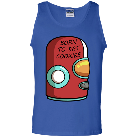 T-Shirts Royal / S Final Space Gary Born To Eat Cookies Men's Tank Top