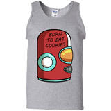 T-Shirts Sport Grey / S Final Space Gary Born To Eat Cookies Men's Tank Top