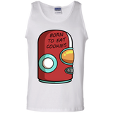 T-Shirts White / S Final Space Gary Born To Eat Cookies Men's Tank Top