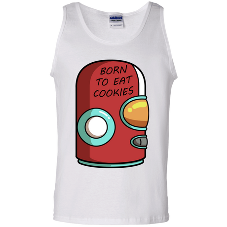 T-Shirts White / S Final Space Gary Born To Eat Cookies Men's Tank Top