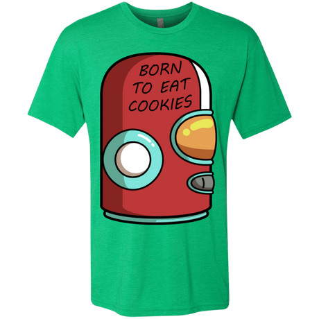 T-Shirts Envy / S Final Space Gary Born To Eat Cookies Men's Triblend T-Shirt