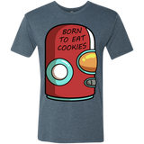 T-Shirts Indigo / S Final Space Gary Born To Eat Cookies Men's Triblend T-Shirt