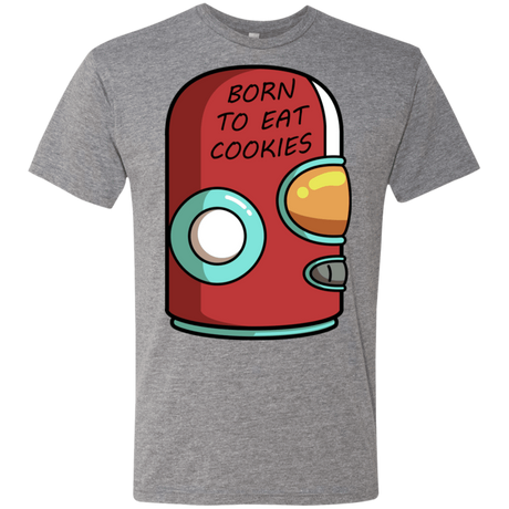 T-Shirts Premium Heather / S Final Space Gary Born To Eat Cookies Men's Triblend T-Shirt