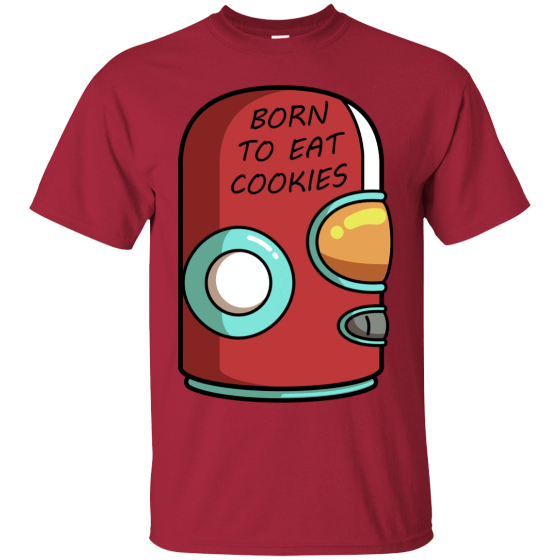 T-Shirts Cardinal / S Final Space Gary Born To Eat Cookies T-Shirt