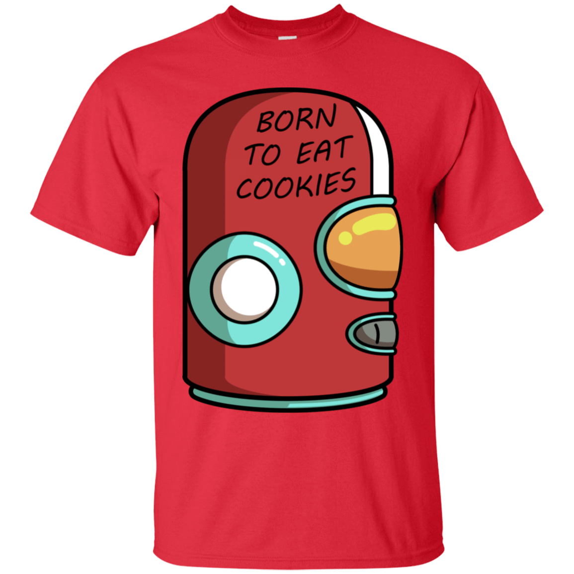 T-Shirts Red / S Final Space Gary Born To Eat Cookies T-Shirt