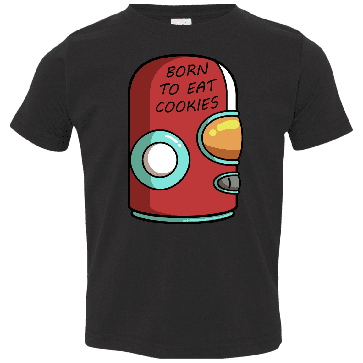 T-Shirts Black / 2T Final Space Gary Born To Eat Cookies Toddler Premium T-Shirt