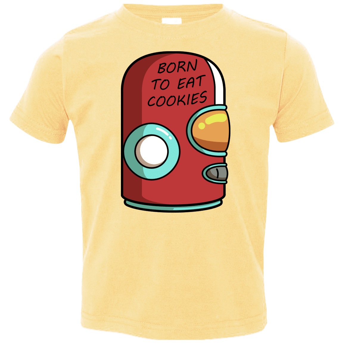 T-Shirts Butter / 2T Final Space Gary Born To Eat Cookies Toddler Premium T-Shirt