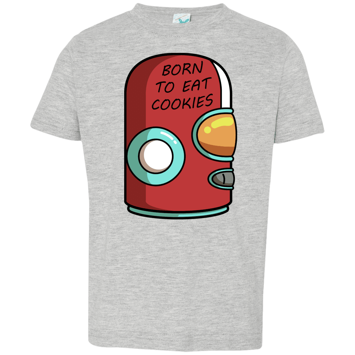 T-Shirts Heather Grey / 2T Final Space Gary Born To Eat Cookies Toddler Premium T-Shirt