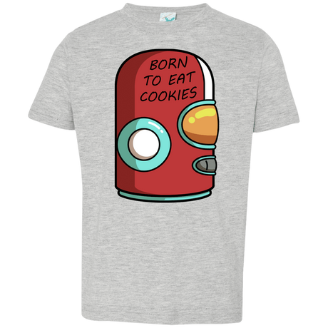 T-Shirts Heather Grey / 2T Final Space Gary Born To Eat Cookies Toddler Premium T-Shirt