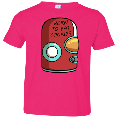 T-Shirts Hot Pink / 2T Final Space Gary Born To Eat Cookies Toddler Premium T-Shirt