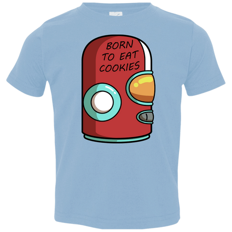 T-Shirts Light Blue / 2T Final Space Gary Born To Eat Cookies Toddler Premium T-Shirt