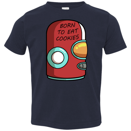 T-Shirts Navy / 2T Final Space Gary Born To Eat Cookies Toddler Premium T-Shirt