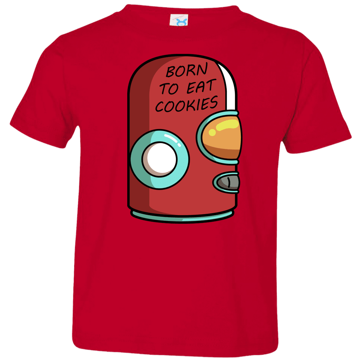 T-Shirts Red / 2T Final Space Gary Born To Eat Cookies Toddler Premium T-Shirt